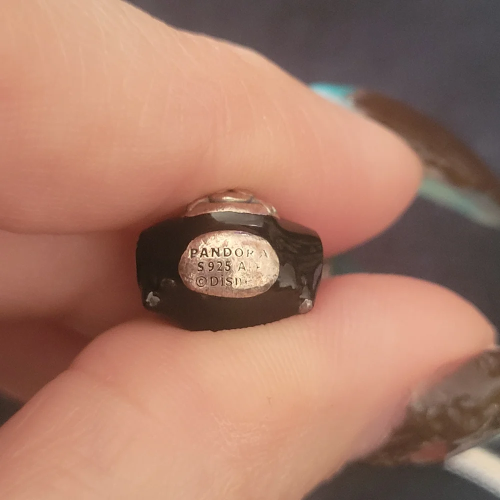 Pandora Disney Black and Silver Figaro Charm - Picture 3 of 3